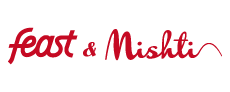 Feast and Mishti  logo